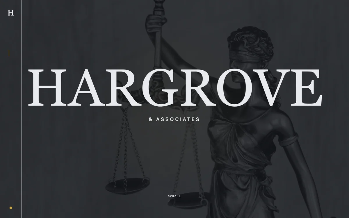 Hargrove & Associates new website after LucastForge redesign